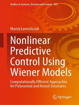 cover image of Nonlinear Predictive Control Using Wiener Models